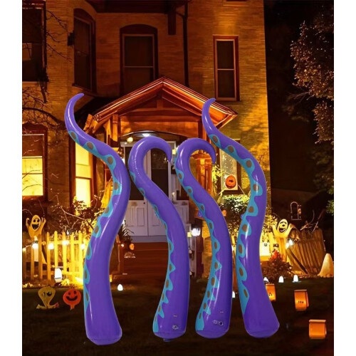 Halloween Inflatable Tentacle Decorations Purple 2