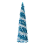 Blue White Glitter Christmas Tree 1