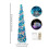Blue Silver Foil Christmas Tree 2