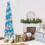 Blue Silver Foil Christmas Tree 3