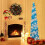 Blue Silver Foil Christmas Tree 4
