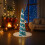 Blue White Glitter Christmas Tree 3