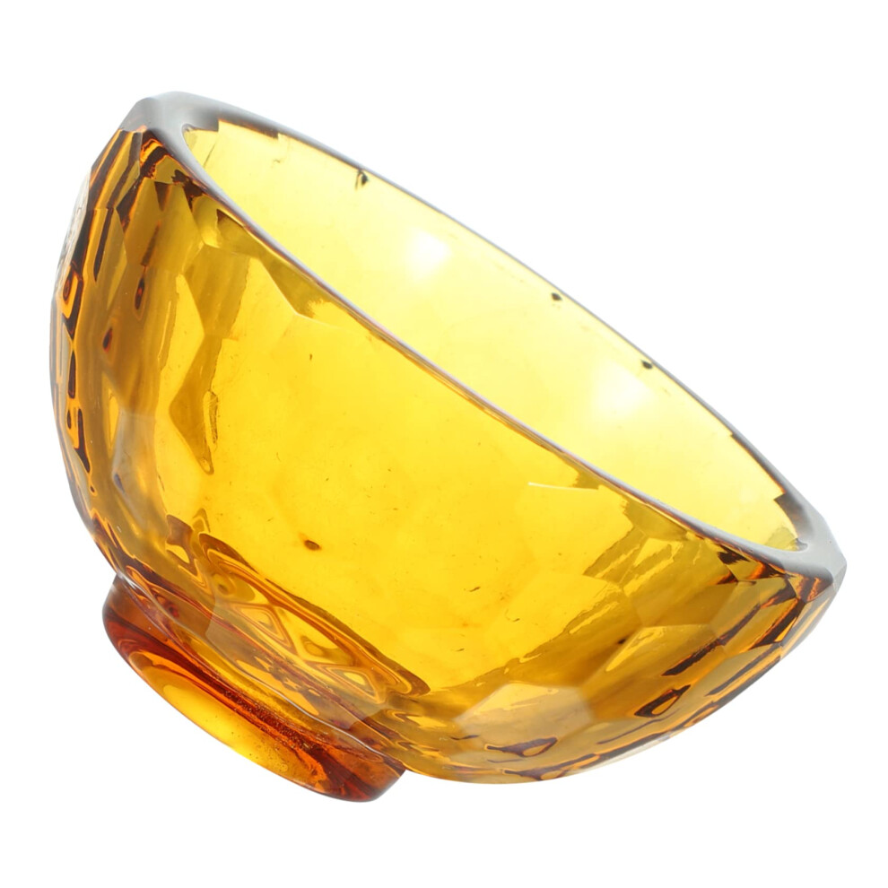 Facial Mask Mixing Bowl with Lid, Easy Clean Crystal Skincare Bowl for Home and Spa Use