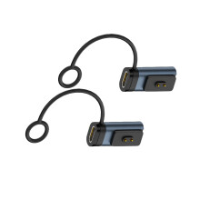 TypeC Magnetic Charging Adapter for Xiaomi Smart Band 810 Pro Redmi Watch 25 Active 2 Pack Blue