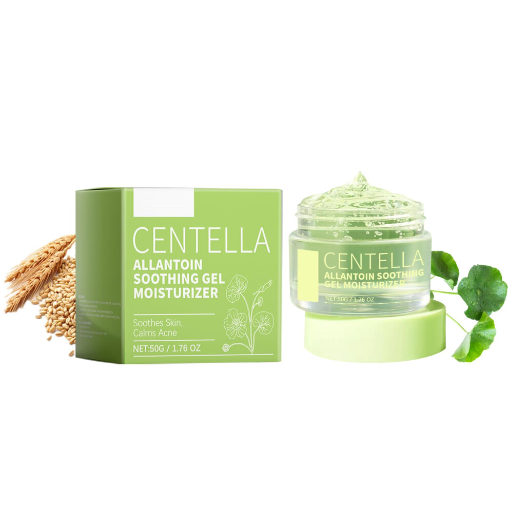 Centella Asiatica Moisturizer with Oat Extract, Deep Hydrating Gel for Sensitive Skin, 50g