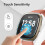 4 Pack Clear TPU Full Coverage Shockproof Bumper Protection Case for Fitbit Sense and Versa 3 5