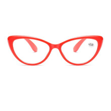 Red Reading Glasses 2.50X Blue Light Blocking HD Resin Lens Comfortable Frame for Reading and TV