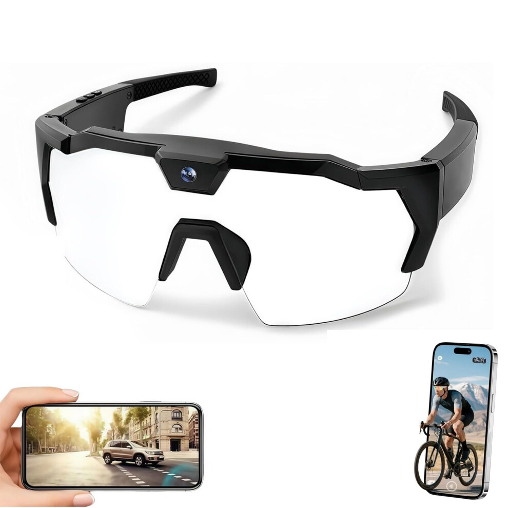 4K Pov Camera Glasses With Hands Hd Recording, 120 Wideangle Lens For Cycling, Baseball And Outdoor Sports 9053599132554