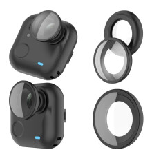 Black PC Watch Case with Screen Protector, ScratchResistant Slim Cover, Full Button Access