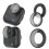 Black PC Watch Case with Screen Protector, ScratchResistant Slim Cover, Full Button Access 1