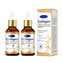 Collagen Face Serum 2 Pack Anti Aging Korean Skincare Reduces Wrinkles Deeply Hydrates All Skin Types