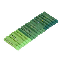 18Pcs Forest Green Oil Pastels Set - Vibrant Colors, Easy Blending