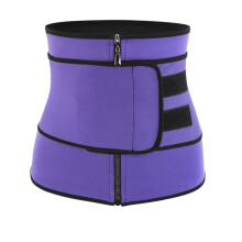 (Purple,XL)Ceinture en néoprène pour femme entraîneur de taille sauna sueur body shaper ventre contrôle plus minceur