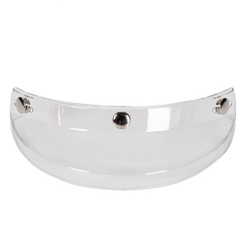 Motorcycle Helmet Visor Flip Up Down Open Face Wind Shield ABS Material Small 2
