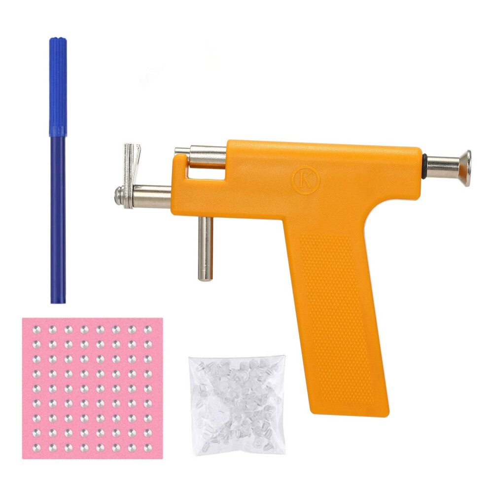 Ear Piercing Gun with 98pcs Studs, Professional Body Piercing Kit for Ear Nose Navel Lips