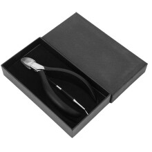 Ingrown Toenail Clipper and Cuticle Tool Set with Ergonomic Silicone Grip for Thick Nails