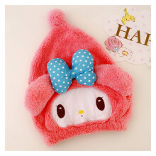 Microfiber Hair Towel for Women and Girls Quick Dry Hair Turban with Button Loop Soft Velvet Touch