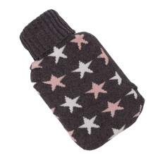 2000ML Rubber Hot Water Bottle with Knitted Cover for Neck & Shoulders Winter