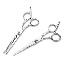 Hair Cutting Scissors 5.25 Inch Japanese Stainless Steel Ergonomic Professional Barber Scissors