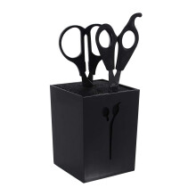 Hair Scissor Holder with Non Slip Base and Removable Interior Salon Scissor Organizer for Stylists