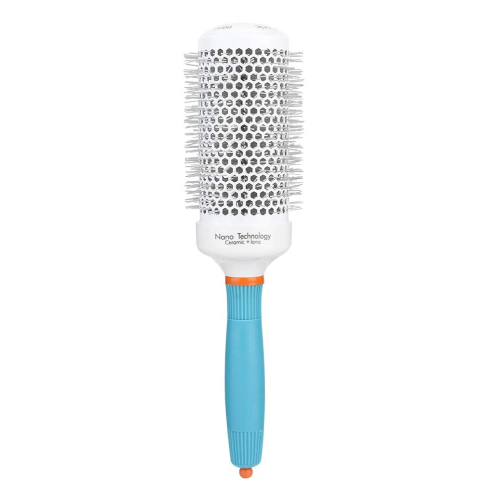 Unisex Round Hair Brush For Blow Drying With Heat Resistant Barrel And Nylon Bristles For Volume And Curl