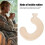 U Shape Hot Water Bag 1L Soft Cover 17
