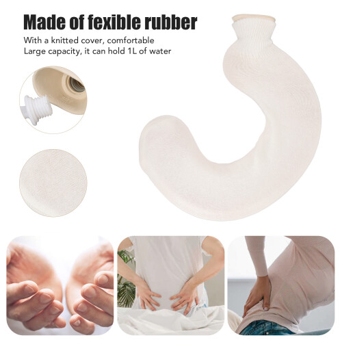 U Shape Hot Water Bag 1L Soft Cover 1