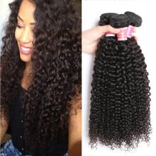 Burmese Curly Human Hair Bundles 8A Grade Virgin Extensions Natural Color 14 16 18 Inches