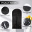 Hair Extensions and Wig Storage Bag Set with Dustproof Foldable Design and Secure Zip Closure 3