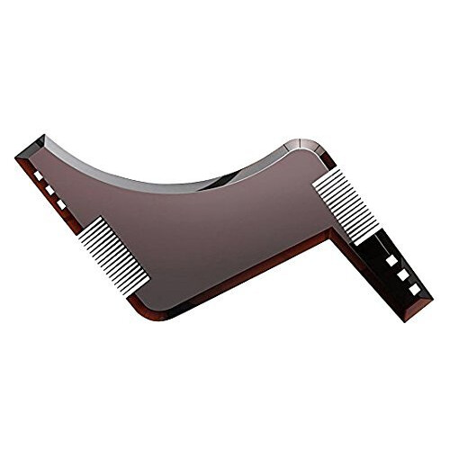 Beard Shaping Comb and Trimming Scissors Set for Men with Precise Grooming and Easy Clean Design 1
