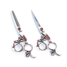 Hairdressing Scissors 6.0 Inch Japanese Steel Professional Hair Cutting Scissors Set with Case