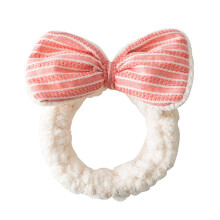 Baby Headband with Elegant Bowknot, Soft Elastic Hair Band for Baby Girls, Beige