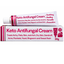 Antifungal Cream | Treats Itchy, Flaky Skin, Jock Itch, Dry Skin, Dandruff, Acne, Psoriasis, Yeast, Ringworm and Sweat Rash | 30g