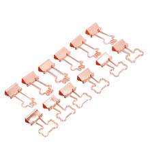 30 Pcs Rose Gold Deer Bone-Shaped Binder Clips, Powerful Clamping 4.1cm