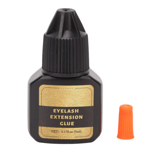 Fast Drying Eyelash Extension Glue 5ml, Odorless Self Application Adhesive 1