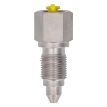 Hydraulic Grease Valve Replacement, Stainless Steel Grease Fitting Strong Bearing Capacity Rust Proof Excellent Mechanical Behavior Compatible with