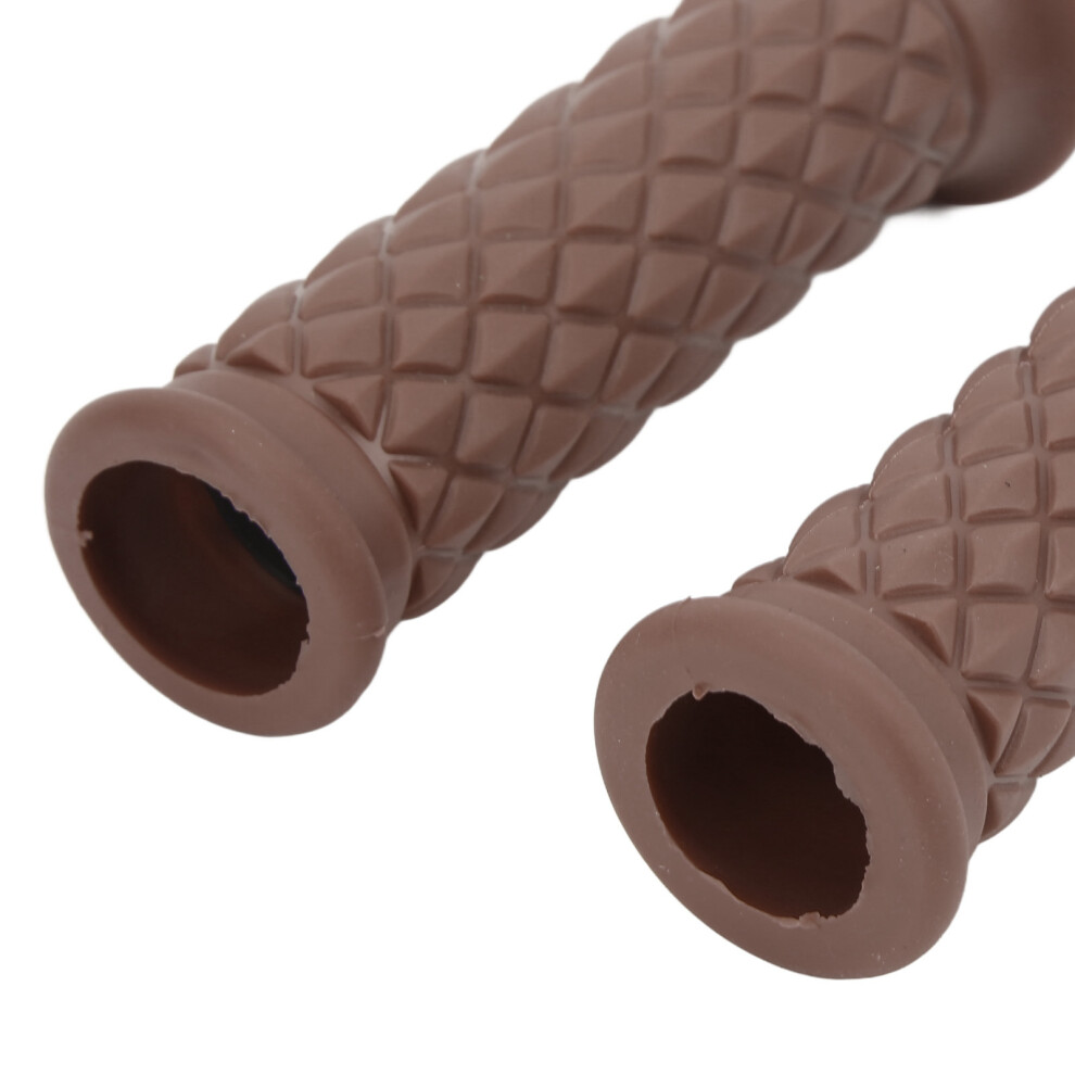 Silicone Motorcycle Grips 25Mm Pair Brown 7340572028846