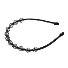 Mens Metal Headband for Long Hair Sports Use, Flexible Spring Design with RustResistant Finish