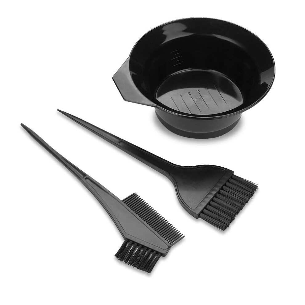 Hair Coloring Kit with Mixing Bowl and Dual Brushes for Precise Salon or AtHome Application