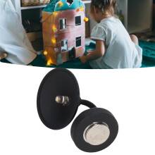 1:12 Dollhouse Wall Light Model Black Miniature LED Vintage Decor Lamp