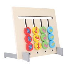 Holzdinosaurier Konzentrationsspielzeug – 4 Farben, 22,4x18,1x2,3cm