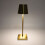 Rechargeable LED Touch Table Lamp 35cm Gold Dimmable WarmWhite 9