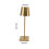 Rechargeable LED Touch Table Lamp 35cm Gold Dimmable WarmWhite 12