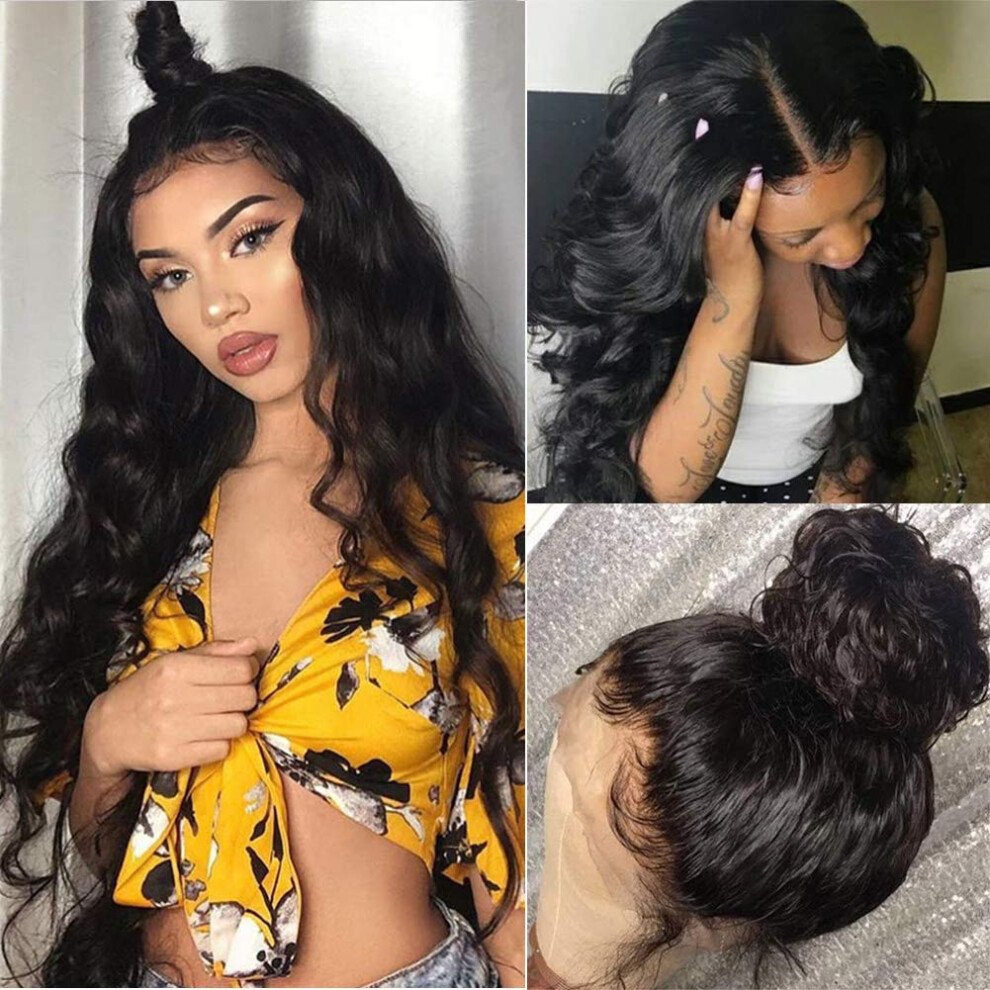 13x4 Lace Front Wigs Human Hair Brazilian Body Wave Wig 150% Density for Black Women