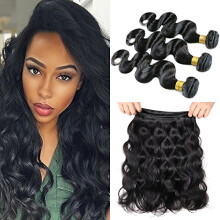 Brazilian Body Wave Hair 3 Bundles 20 Inch Unprocessed Virgin Human Hair Extensions Double Weft
