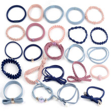 Hair Ties and Elastic Hair Bands Set for Women and Girls, 24pcs Colorful with Storage Container