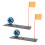 2pcs Ice Fishing Flag Marker Rod Automatic Float Portable for Winter 1
