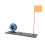2pcs Ice Fishing Flag Marker Rod Automatic Float Portable for Winter 12