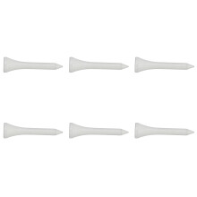 White Long Maple Tees 50 Count Golf