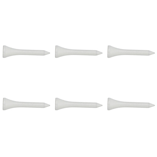 White Long Maple Tees 50 Count Golf